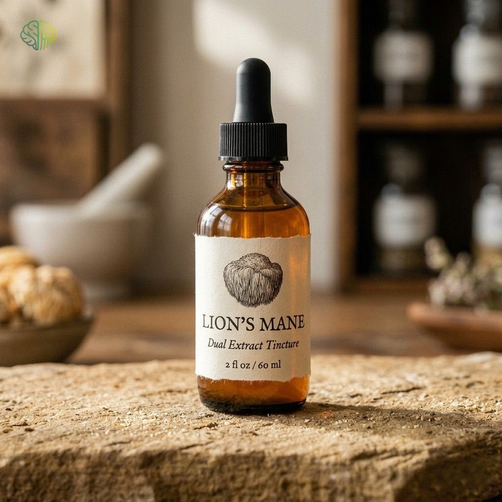 Lion's Mane Tincture — Dual Extract (2 fl oz)