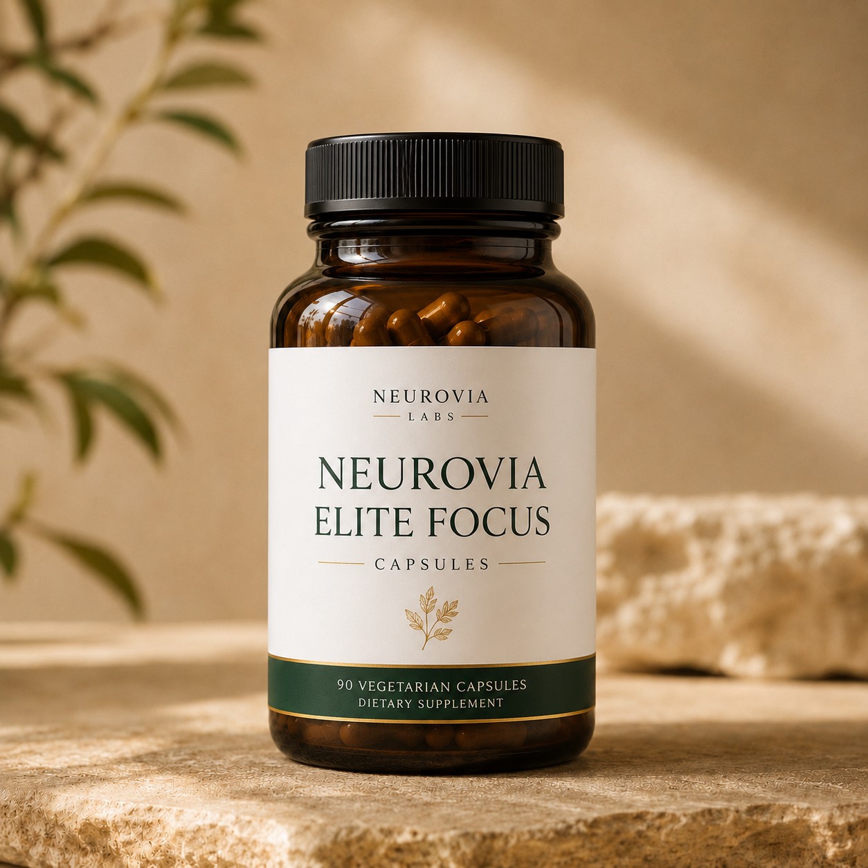 Neurovia Elite Focus Capsules — Advanced Daily Nootropic (90-count)